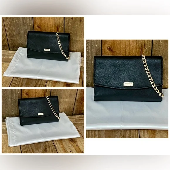 kate spade Leather Laurel Way Crossbody Wallet with Free Dust Bag & Bag Charm. - Picture 14 of 16